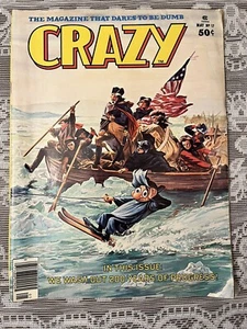 Crazy Magazine #17 George Washington Cover Bicentennial May 1976 Stan Lee Marvel - Picture 1 of 10