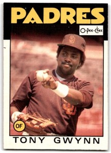 1986 O-PEE-CHEE TONY GWYNN SAN DIEGO PADRES #10