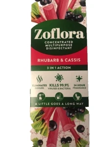 Zoflora Rhubarb and Cassis Disinfectant 250ml - Picture 1 of 6