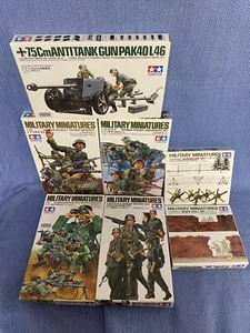 Deutsche Figuren Tamiya statisches Modellbau Militär 1/35 plus Zubehör. - Bild 1 von 3