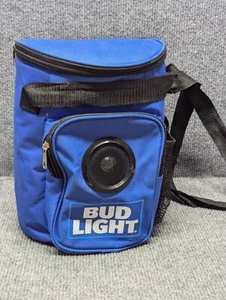 Bud Light Cooler Speaker & Bottle Holder  - Small tear on bottom - Picture 1 of 5