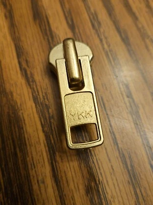 YKK Brass #10u Heavy Duty Slider for Metal Zipper NEW, Sold Indv, Vol Discounts