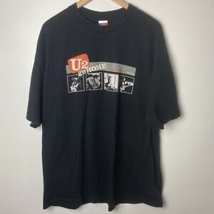 U2 Go Home Vintage Murina T Shirt Live Slane Castle Ireland 2002 Size 2XL