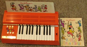 Magnus Walt Disney's consolette Kids Play Organ 625P color code Song Book Works - Picture 1 of 13