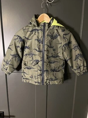 Carter’s Dinosaur Print Light Weight Jacket - Fleece Lined - Size 4T - Image 1 of 4