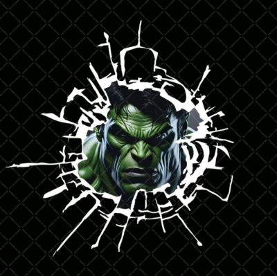 Incredible Hulk Sticker Decal for Car Truck Window Bumper Bottle Wall Window - Image 1 of 4