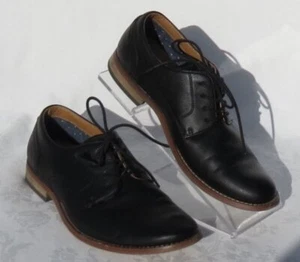 HAWKER RYE Stitch Fix US Men’s 10.5 43.5 Black Vegan Lace Up Oxford Shoes - Picture 1 of 6