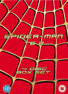 SpiderMan 1 und 2 (2004) Tobey Maguire Raimi 4 Discs DVD Region 2