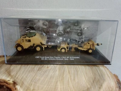 modellino CMP FORD QUAD GUN TRACTOR +ORD.QF 25 POUNDER  - Immagine 1 di 2