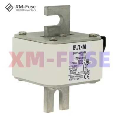INDUSTRY 1PCS Eaton Bussmann 170M6116 Fuse-link, high speed, 1250 A, AC 690 #A