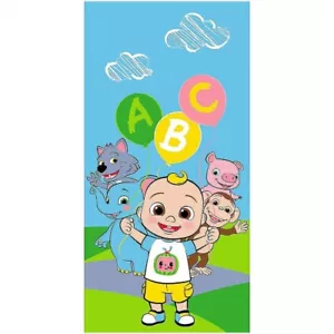 Cocomelon JJ with Friends ABC Children's Bath Pool Beach Towel 27"X 54" NEW - Picture 1 of 4