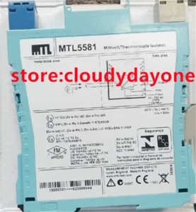 MTL 1PC MTL5581  Safety Barrier MTL5581 New In Box - Picture 1 of 2