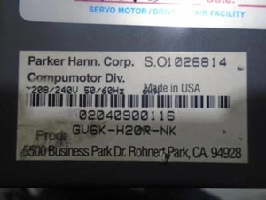 1PC NEW Parker Hannifin GV6K-H20R-NK Gemini Servo Drive - Picture 1 of 2