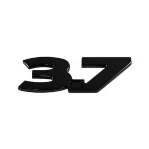 11-17 EMBLEMA BILLETE FORD MUSTANG 3.7 LOOK NEGRO - Imagen 1 de 1
