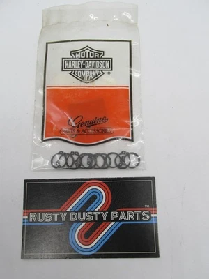 Lote de 10 Anillos de Retención a Presión Ajustador de Embrague Harley Davidson Genuinos NOS 11046 Foto 1 de 4