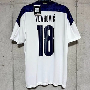 2020 21 Serbia National Team Jersey Vlahovic 18 Size L Soccer Shirt F/S From JP - Picture 1 of 20
