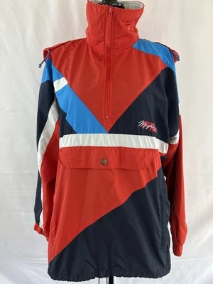 Chaqueta cortavientos vintage FILA Magic Line años 80 90 bloques de colores hecha en Tailandia Foto 1 de 4