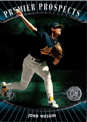 1996 SP John Wasdin #16 Oakland Athletics Baseball Card - Image 1 of 2