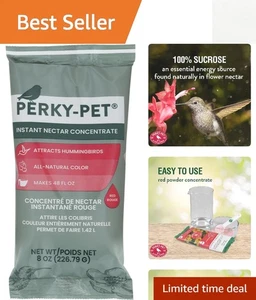 Allergenfreies Instant Nektarkonzentrat, 8 Unzen Rot für Kolibri Fütterung - Bild 1 von 8