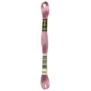 DMC 6-Strand Embroidery Cotton 8.7yd-Medium Mauve - 12 Pack - Picture 1 of 1