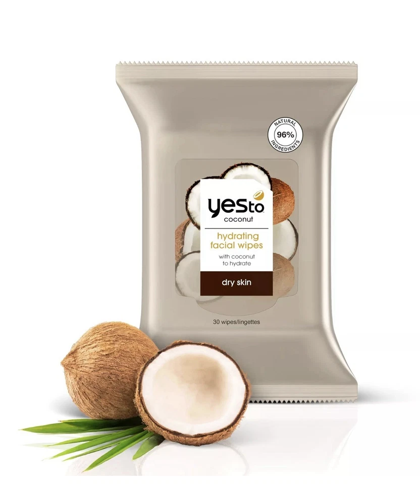 Yes To Coconut Cleansing Wipes Brown 30 Count - New - Image 1 of 4