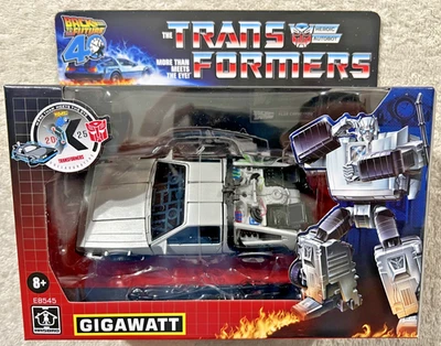 TRANSFORMERS GIGAWATT BACK TO THE FUTURE FIGURE  **NEW** - Image 1 of 4