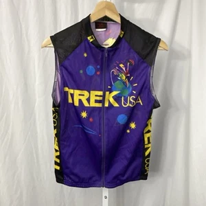 Trek Rocket Boy Cycling Jersey Mens Medium 1997 Made In USA Vintage 90s OCLV - Picture 1 of 11