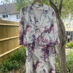 Linen Matching Dress And Jacket Size 14 Phase Eight  - Picture 1 of 8