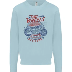 Sudadera Jumper De Motocicleta Para Hombre Con Actitud De Dos Ruedas - Imagen 1 de 27