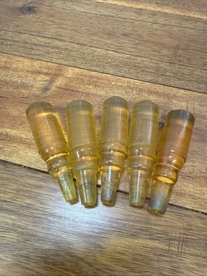 Vintage Yellow Lucite Handle Chisel Handles LOT 5 - Image 1 of 4