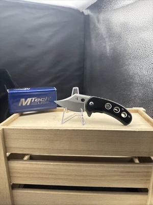 Cuchillo Plegable Asistido Pequeño MTech 21/4′′ MT-A2039GY-Hoja de Acero -Mango de Aluminio Foto 1 de 4