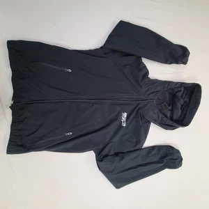 Hollister Jacket Mens Small Black Windbreaker Hooded Lightweight Full Zip - Picture 1 of 8