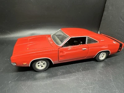 JOHNNY LIGHTNING 1/24 SCALE RED 1969 DODGE CHARGER R/T - Image 1 of 4