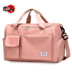 Carry On Travel Bag Large Capacity Weekender Overnight Duffle Bag With Shoe - Picture 1 of 23