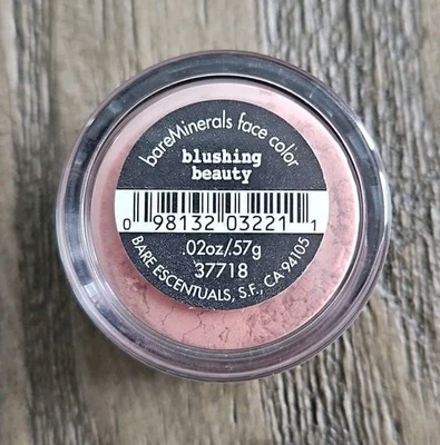 Bare Minerals Blushing Beauty Face Color .57g Bare Escentuals RARE - Image 1 of 2