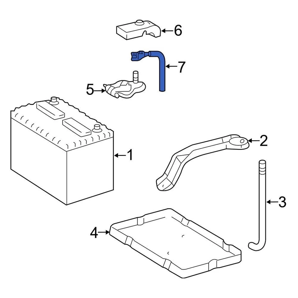 For Toyota Camry 2012-2017 Toyota 8212206190 Battery Cable Foto 1 de 2