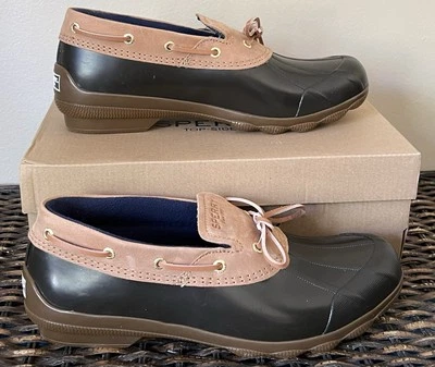 Bota de pato de agua salada de 1 ojo tostado oscuro/marrón para mujer talla 9,5 Foto 1 de 4