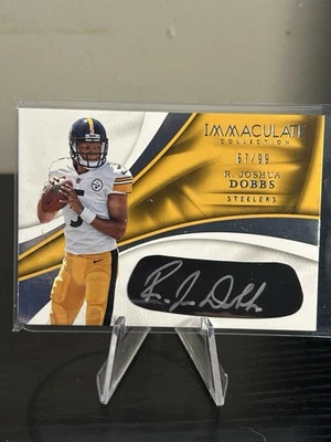 2017 PANINI IMMACULATE COLLECTION R JOSHUA DOBBS #EB-JD RC AUTOGRAPH AUTO /99 - Image 1 of 2