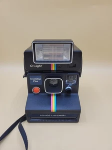Cámara terrestre instantánea Polaroid One Step Plus 1983 de colección con flash de luz Q - Imagen 1 de 11