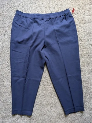 Pantalones de vestir para mujer Levi's Bend Over azul marino talla 26WP NUEVOS CON ETIQUETAS Foto 1 de 4