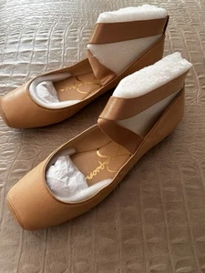 Jessica Simpson Mandalaye Knöchelriemen PINK Leder Ballerinas 9 1/2 NEU - Bild 1 von 4