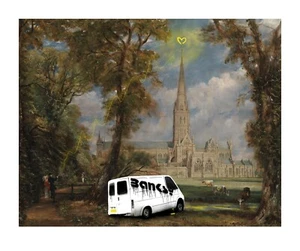 Chris Boyle 'Banksy Magic' Signed Limited Edition street art print 50/100 - Picture 1 of 11
