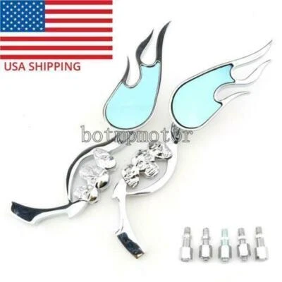 Espejos retrovisores cromados para motocicleta Suzuki Intruder 750 800 1400 1500 Volusia 800 2 un. Foto 1 de 4