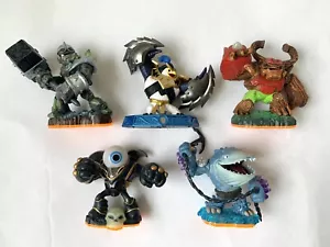 5x Skylanders Giants Crusher Shark Tree Rex Eye Brawl Imaginators King Pei - Bild 1 von 10