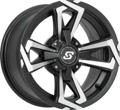 Llanta antidisturbios mecanizada negra Sedona 14x7 4/156 4+3 Polaris Sportsman XP 850 13 Foto 1 de 4