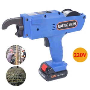 LEGATRICE AUTOMATICA A FILO 8-34mm Rebar rilegatrice cemento armato con batterie - Foto 1 di 12