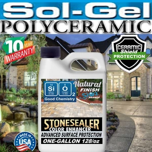 NATURAL PAVER SEALER ADVANCED PROTECTION POOL DECKS, DRIVEWAYS - ONE GALLON - Picture 1 of 5