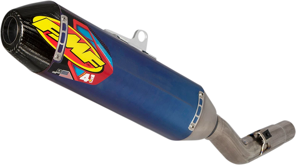 FMF Racing Anodized Titanium Factory 4.1 RCT Slip-On Muffler 45668 20-21 BETA 4T - Image 1 of 1