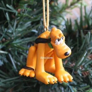 Personalizado Disney Plutón perro Mickey Mouse amigo adorno de Navidad PVC figura NUEVO - Imagen 1 de 3