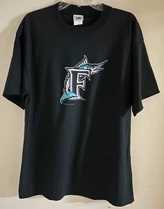 Florida Marlins MLB Vintage Men's Black Men's Shirt Large - Picture 1 of 2